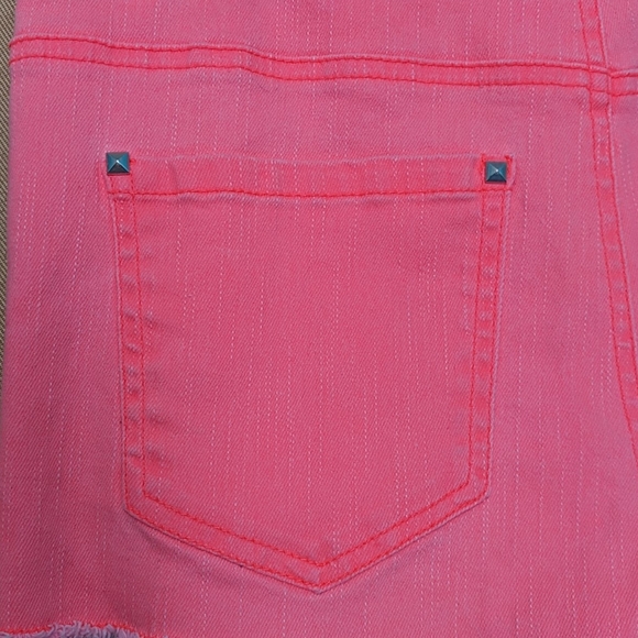 Forever 21 cut off tangerine jean shorts - Picture 5 of 7